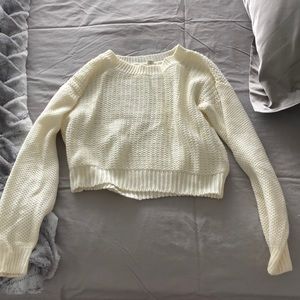 Forever 21 crop knit sweater